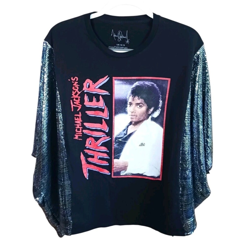 Customized 2017 Michael Jackson Thriller Costume T-Shirt Women's Plus Size 1X-3X